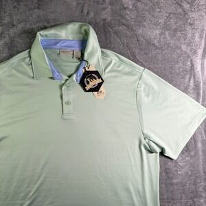 Rorie Whelan Golf Polo Shirt Mens XL Short Sleeve Green Athletic Performance